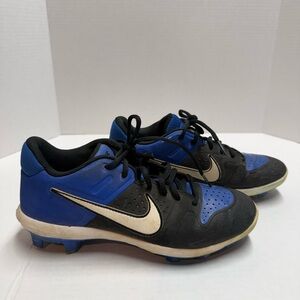 Nike Kids Black and Blue Sneakers